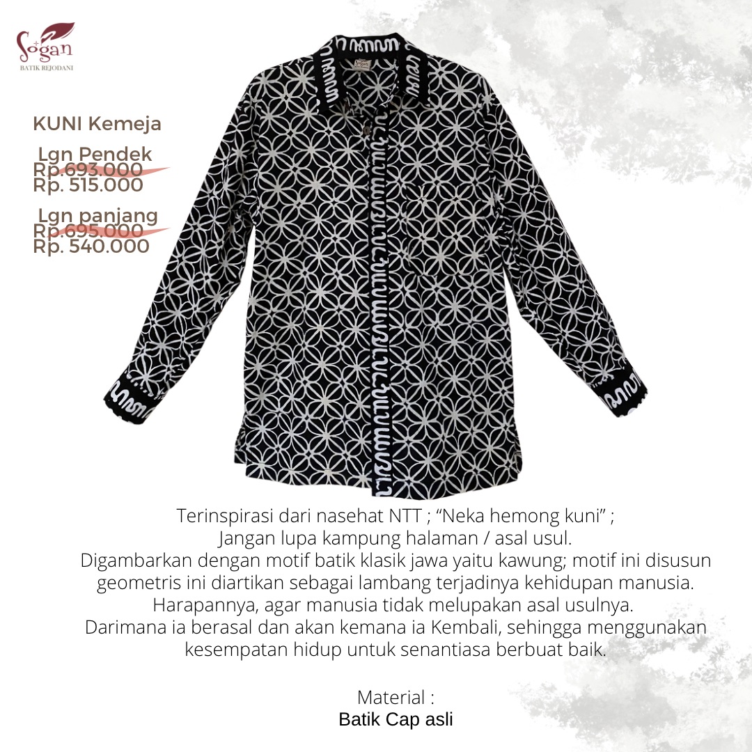 KUNI Kemeja Batik by Sogan
