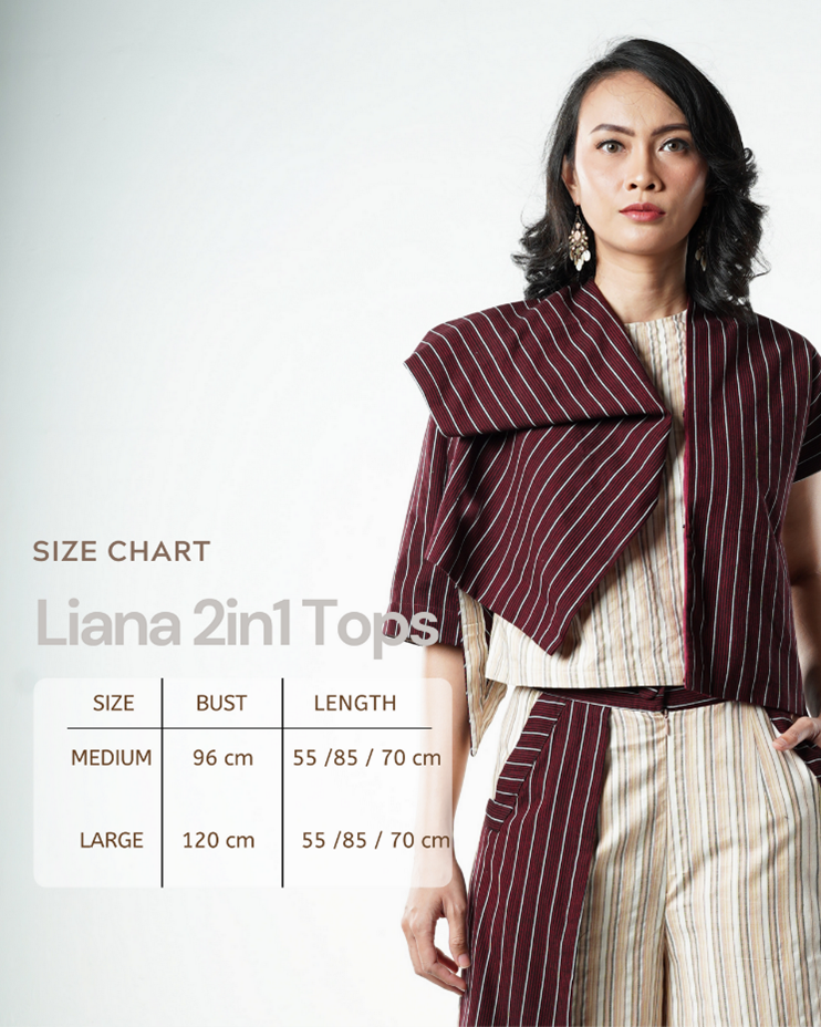 LIANA TOP 7 OUTWEAR (2in1) BY WEAR LORI