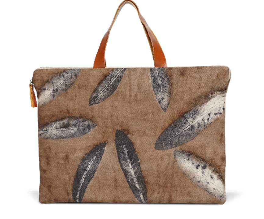 Laptopcase ecoprint by HoD